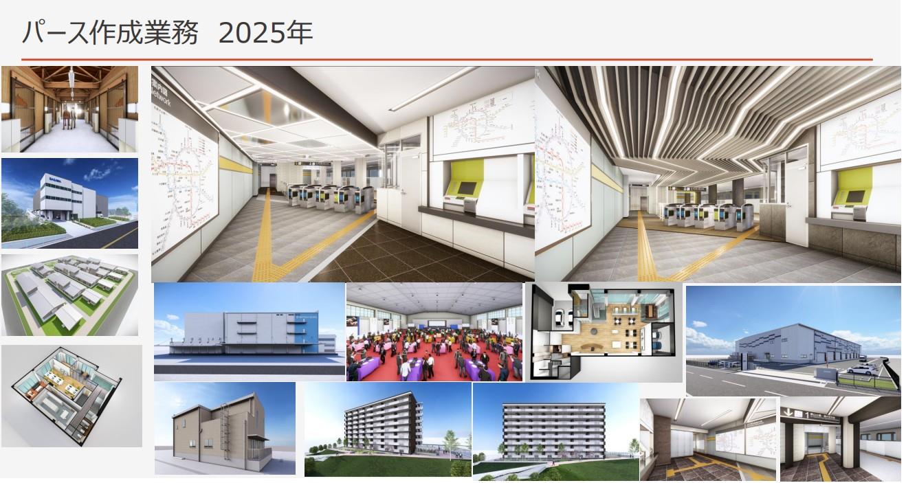 日本向けの3Dパース業務作成2025年実績_ベトナム外注